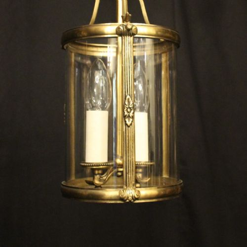 FRENCH PAIR OF GILDED BRONZE ANTIQUE LANTERNS - ADDITIONAL PHOTO 4
