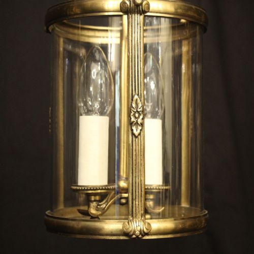 FRENCH PAIR OF GILDED BRONZE ANTIQUE LANTERNS - ADDITIONAL PHOTO 5