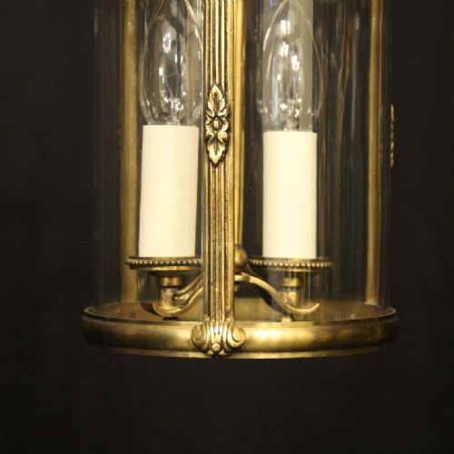 FRENCH PAIR OF GILDED BRONZE ANTIQUE LANTERNS - ADDITIONAL PHOTO 7