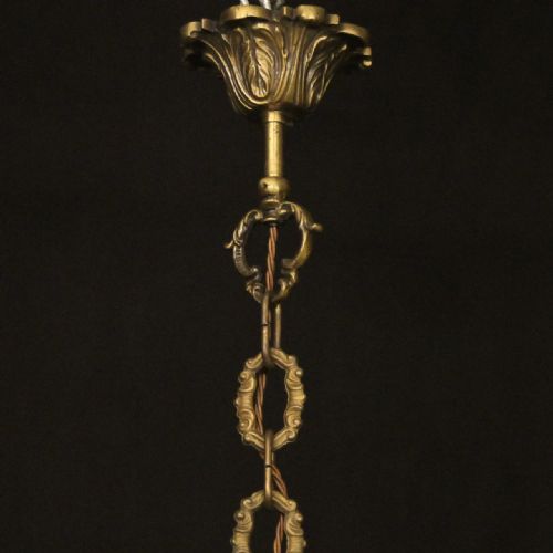 FRENCH 12 LIGHT GILDED BRONZE CRYSTAL CHANDELIER - ADDITIONAL PHOTO 9