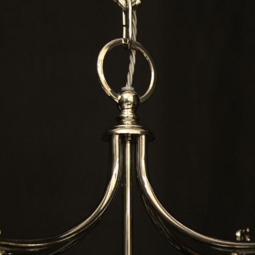 FRENCH RENICKEL TRIPLE LIGHT CONVEX LANTERN - ADDITIONAL PHOTO 8