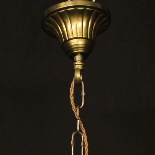 FRENCH GILDED 4 LIGHT BIRDCAGE CHANDELIER - ADDITIONAL PHOTO 9