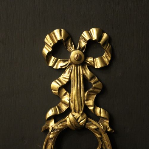 FRENCH PAIR OF GILDED BRONZE ANTIQUE WALL LIGHTS - ADDITIONAL PHOTO 6