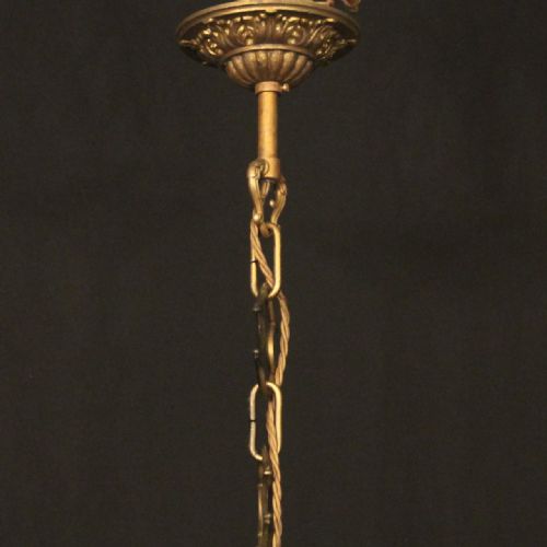FRENCH GILDED CRYSTAL 11 LIGHT BIRDCAGE ANTIQUE CHANDELIER - ADDITIONAL PHOTO 9