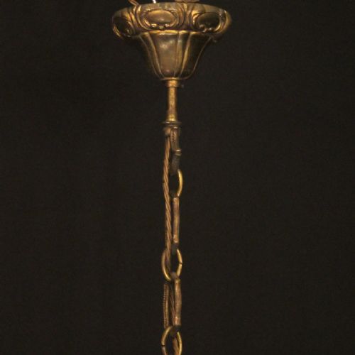 FRENCH GILDED BRONZE CRYSTAL 21 LIGHT ANTIQUE CHANDELIER - ADDITIONAL PHOTO 9