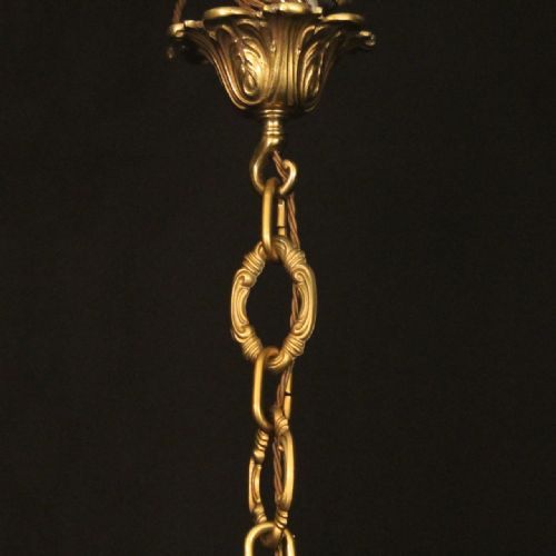 QUALITY FRENCH 18 LIGHT GILDED BRONZE CRYSTAL ANTIQUE CHANDELIER - ADDITIONAL PHOTO 9