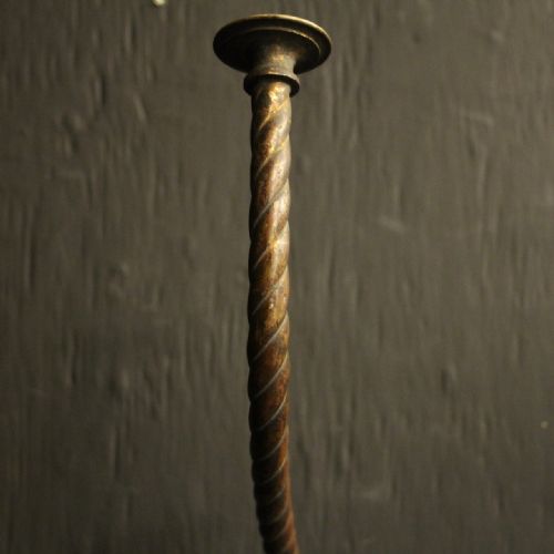 FRENCH 19TH CENTURY GILDED BRONZE MASK ANTIQUE COAT HOOKS - ADDITIONAL PHOTO 8