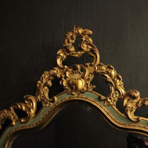 ITALIAN FLORENTINE GILDED BEVELLED MIRROR - ADDITIONAL PHOTO 1