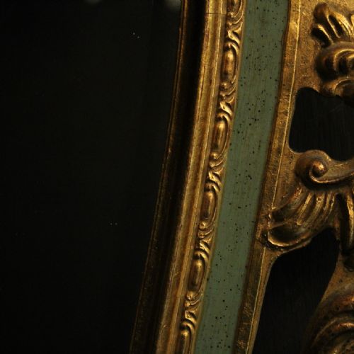 ITALIAN FLORENTINE GILDED BEVELLED MIRROR - ADDITIONAL PHOTO 6