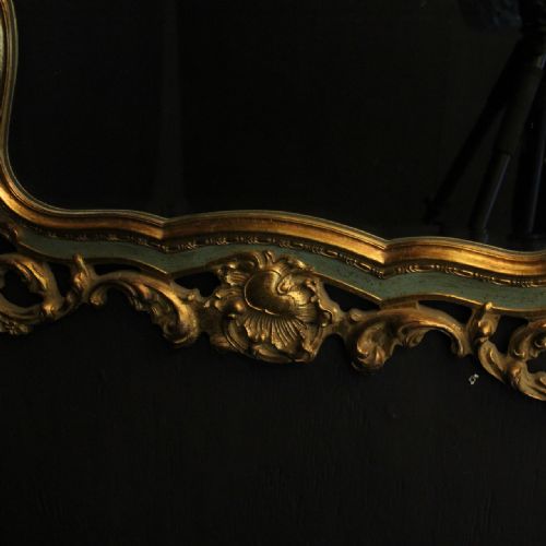 ITALIAN FLORENTINE GILDED BEVELLED MIRROR - ADDITIONAL PHOTO 8