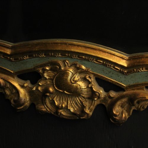 ITALIAN FLORENTINE GILDED BEVELLED MIRROR - ADDITIONAL PHOTO 9