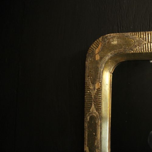 FRENCH LATE 19TH C GILDED ANTIQUE MIRROR - ADDITIONAL PHOTO 8