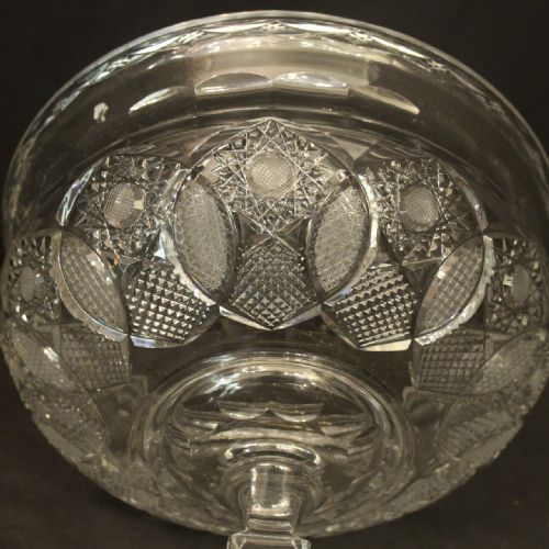 FRENCH CRYSTAL BOWL ON BRONZE BASE - ADDITIONAL PHOTO 2