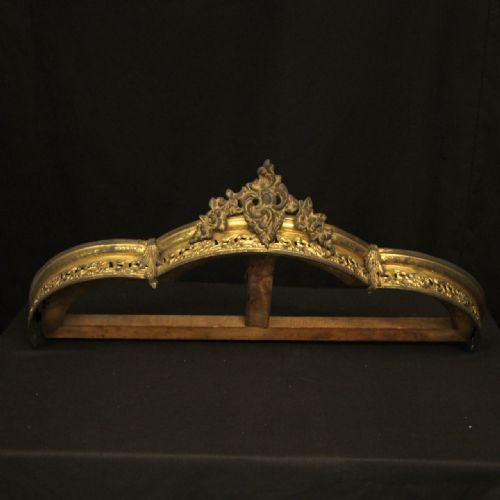 french 19th c bronze antique bed coronet - CATEGORY: ANTIQUE MISCELLANEOUS - DATED 19TH CENTURY
