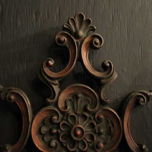 ITALIAN PAIR OF WOODEN WALL LIGHTS - ADDITIONAL PHOTO 2