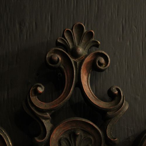 ITALIAN PAIR OF WOODEN WALL LIGHTS - ADDITIONAL PHOTO 4