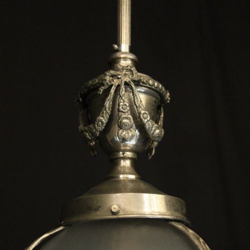 FRENCH SILVER GILDED CHERUB LIGHT FITTING - ADDITIONAL PHOTO 7