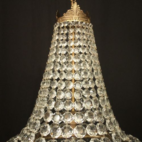 FRENCH TENT WATERFALL SINGLE LIGHT CHANDELIER - ADDITIONAL PHOTO 6