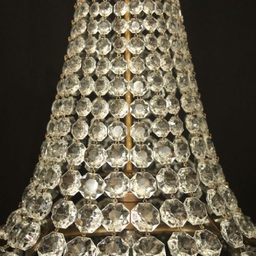 FRENCH TENT WATERFALL SINGLE LIGHT CHANDELIER - ADDITIONAL PHOTO 7