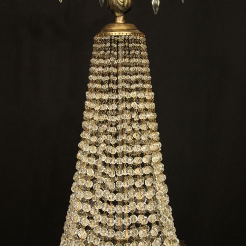FRENCH TENT WATERFALL SINGLE LIGHT CHANDELIER - ADDITIONAL PHOTO 8