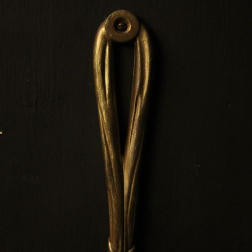 FRENCH SET OF 3 BRONZE TWIN ARM WALL LIGHTS - ADDITIONAL PHOTO 3
