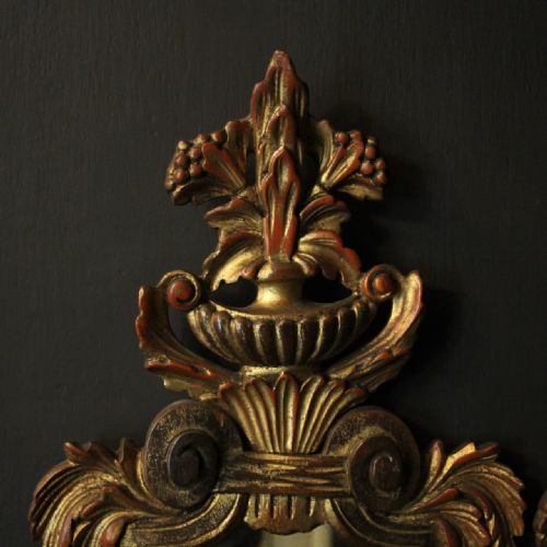 FRENCH PAIR OF GILTWOOD TWIN ARM GIRANDOLES - ADDITIONAL PHOTO 3