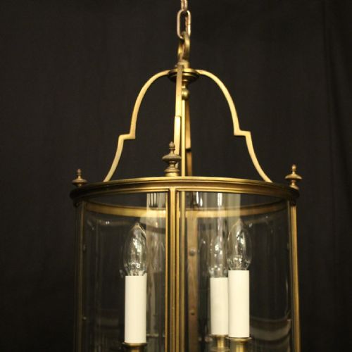 FRENCH GILDED BRONZE FOUR LIGHT ANTIQUE LANTERN - ADDITIONAL PHOTO 1