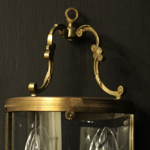 FRENCH SINGLE GILDED CONVEX HALF LANTERN - ADDITIONAL PHOTO 3