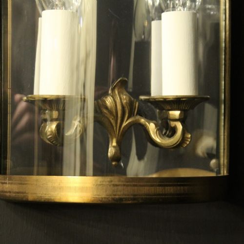 FRENCH SINGLE GILDED CONVEX HALF LANTERN - ADDITIONAL PHOTO 4