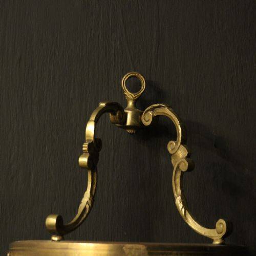 FRENCH SINGLE GILDED CONVEX HALF LANTERN - ADDITIONAL PHOTO 7