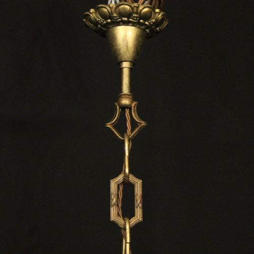 FRENCH 19TH CENTURY TENT WATERFALL ANTIQUE CHANDELIER - ADDITIONAL PHOTO 9