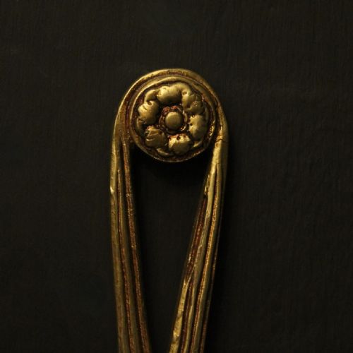 FRENCH PAIR OF GILDED BRASS ROPE WALL LIGHTS - ADDITIONAL PHOTO 7