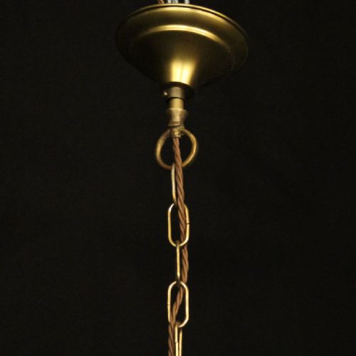 FRENCH GILDED 4 LIGHT BIRDCAGE CHANDELIER - ADDITIONAL PHOTO 9
