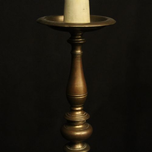 ENGLISH PAIR OF BRONZE ANTIQUE TABLE LAMPS - ADDITIONAL PHOTO 5