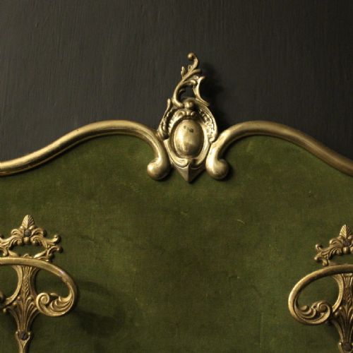 FRENCH GILDED BRASS COAT RACK HOLDER - ADDITIONAL PHOTO 1