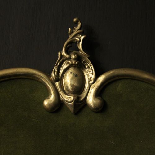 FRENCH GILDED BRASS COAT RACK HOLDER - ADDITIONAL PHOTO 5