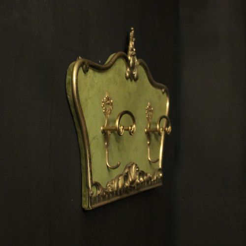 FRENCH GILDED BRASS COAT RACK HOLDER - ADDITIONAL PHOTO 9