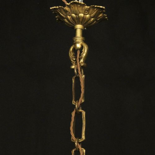 FRENCH GILDED BRONZE CRYSTAL 16 LIGHT TENT ANTIQUE CHANDELIER - ADDITIONAL PHOTO 9
