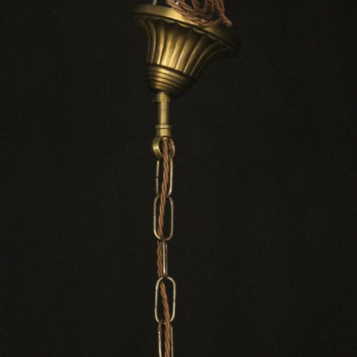 FRENCH GILDED 4 LIGHT BIRDCAGE CHANDELIER - ADDITIONAL PHOTO 9
