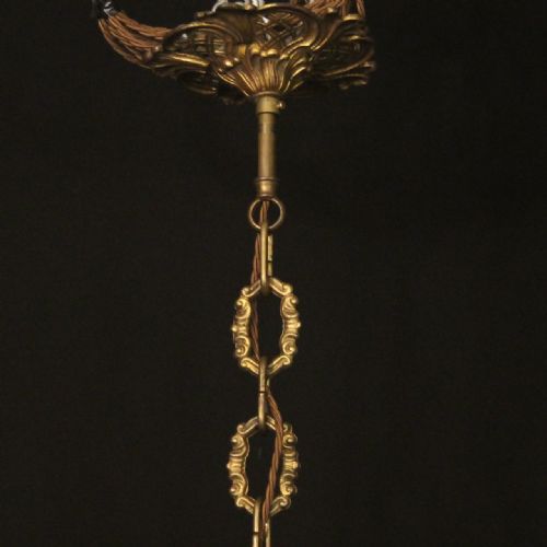 FRENCH PAIR BRONZE CRYSTAL 10 LIGHT ANTIQUE CHANDELIERS - ADDITIONAL PHOTO 10