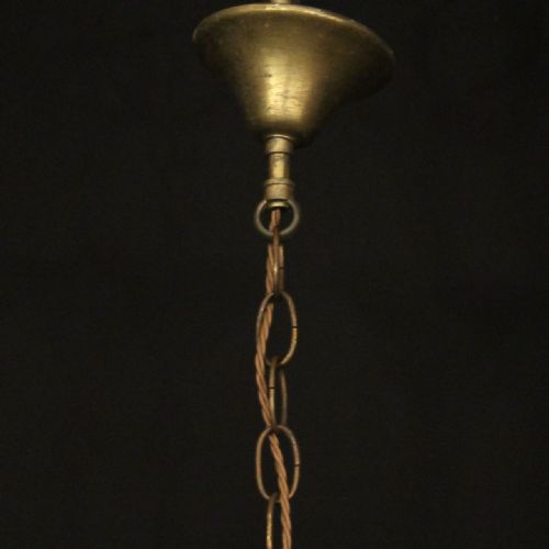 FRENCH CRYSTAL 5 LIGHT ANTIQUE CHANDELIER - ADDITIONAL PHOTO 9