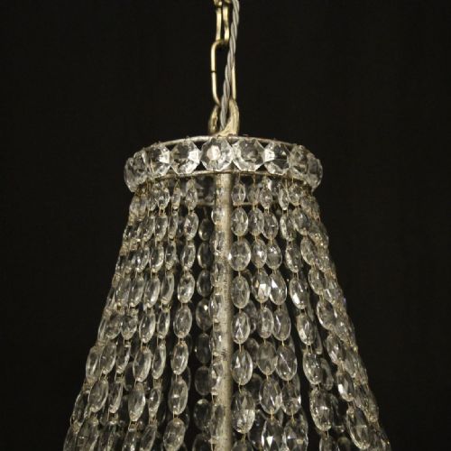 FRENCH TENT WATERFALL ANTIQUE CHANDELIER - ADDITIONAL PHOTO 7