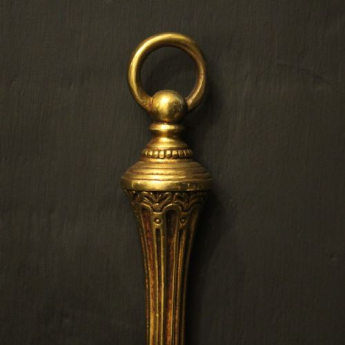 FRENCH PAIR OF GILDED ANTIQUE WALL LIGHTS - ADDITIONAL PHOTO 7