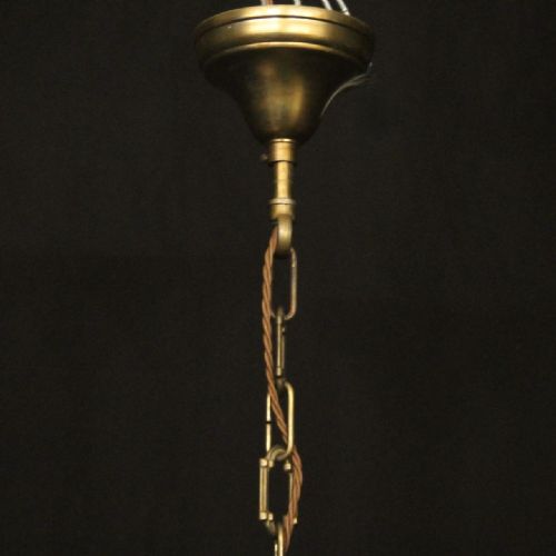 FRENCH SILVER GILDED BRASS CRYSTAL 8 LIGHT CHANDELIER - ADDITIONAL PHOTO 9