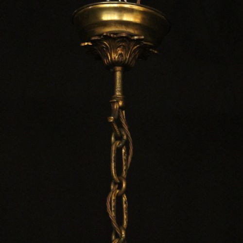 FRENCH 18 LIGHT GILDED CRYSTAL ANTIQUE CHANDELIER - ADDITIONAL PHOTO 9