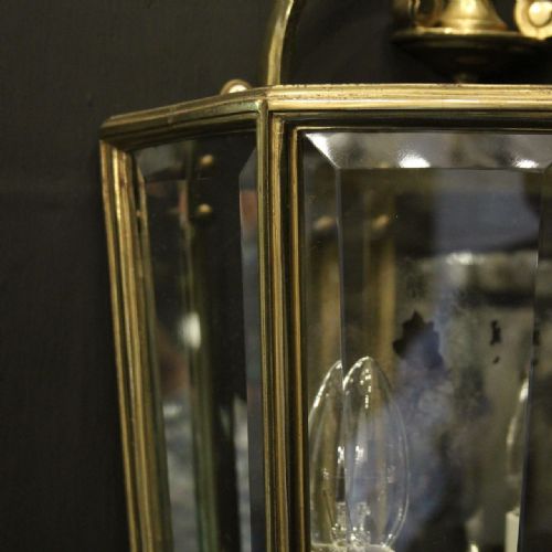 FRENCH SET OF 4 GILDED HALF WALL LANTERNS - ADDITIONAL PHOTO 4