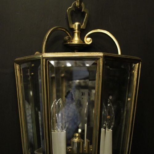 FRENCH SET OF 4 GILDED HALF WALL LANTERNS - ADDITIONAL PHOTO 5