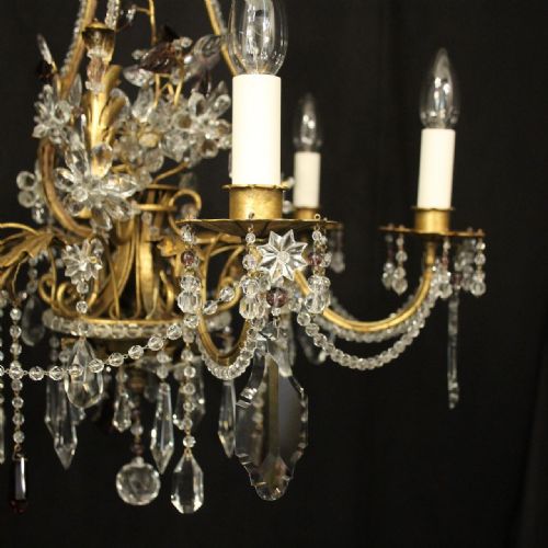 FRENCH MAISON BAGUS 6 LIGHT CHANDELIER - ADDITIONAL PHOTO 1