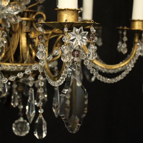 FRENCH MAISON BAGUS 6 LIGHT CHANDELIER - ADDITIONAL PHOTO 4