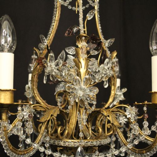 FRENCH MAISON BAGUS 6 LIGHT CHANDELIER - ADDITIONAL PHOTO 5